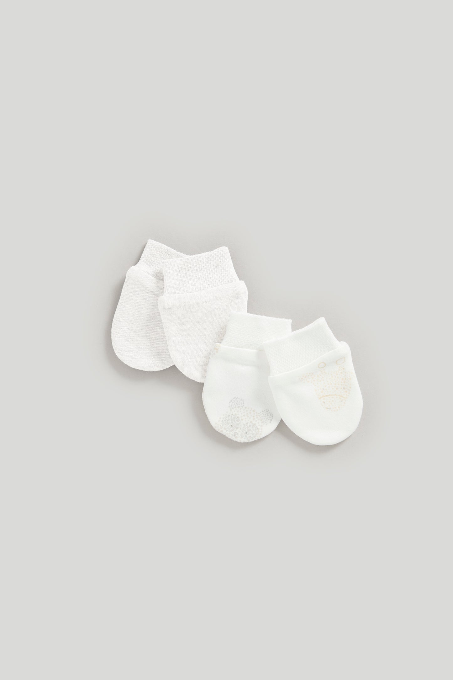 2 Pack Cotton Baby Mitts