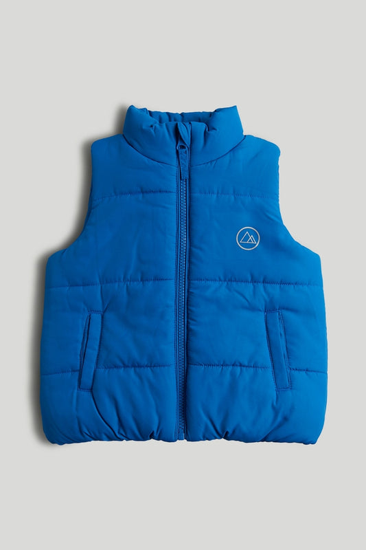Blue Padded Gilet