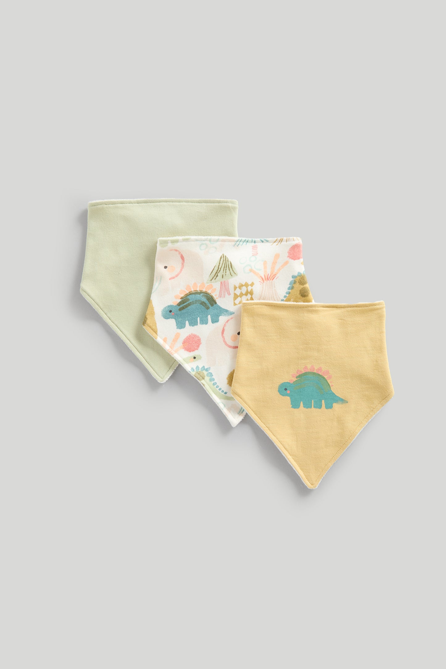 3 Pack Dinosaur Dribble Bibs
