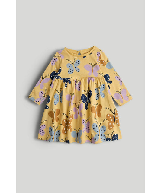 Butterfly Cotton Jersey Dress