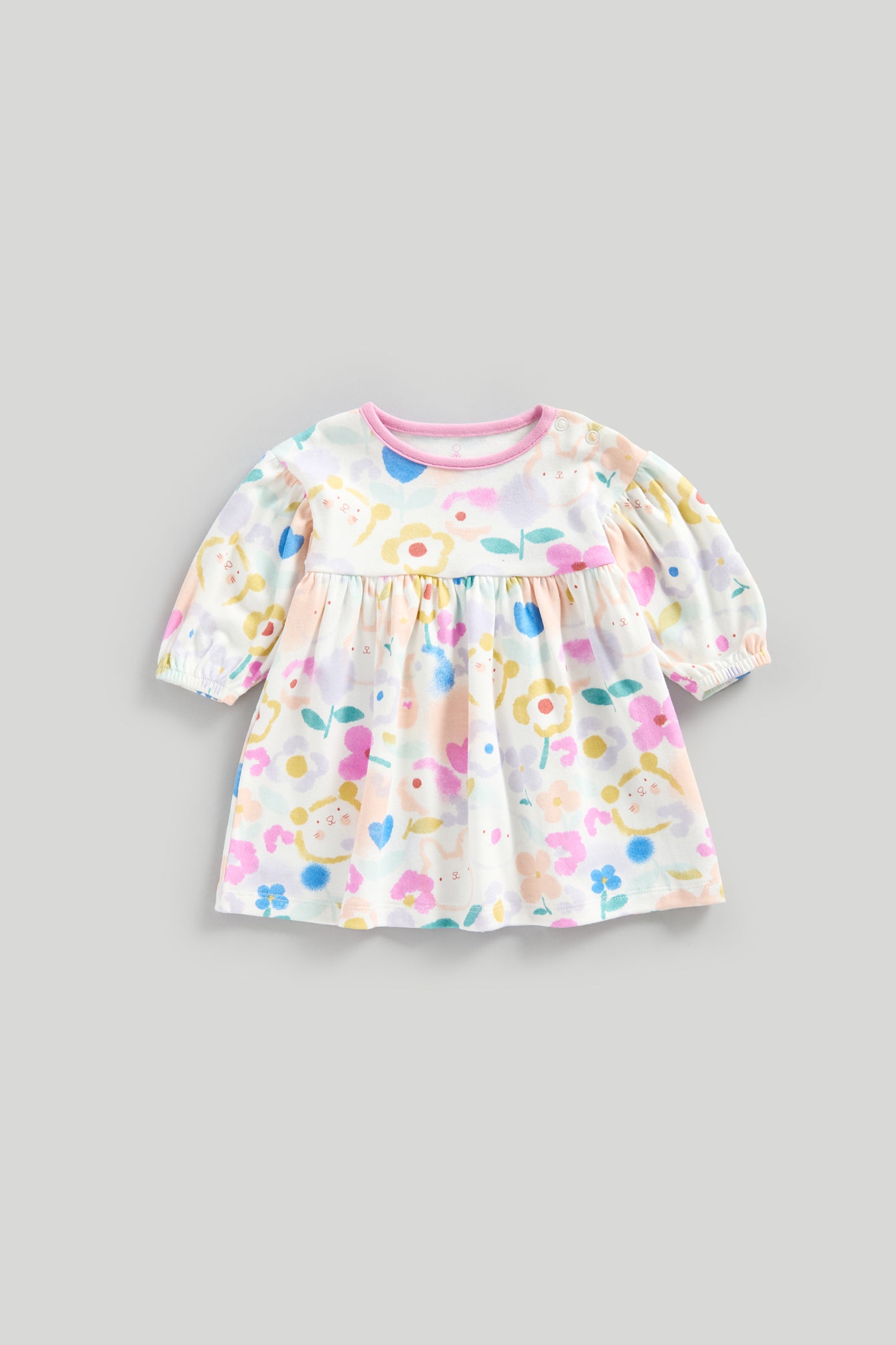 Flower Jersey Dress