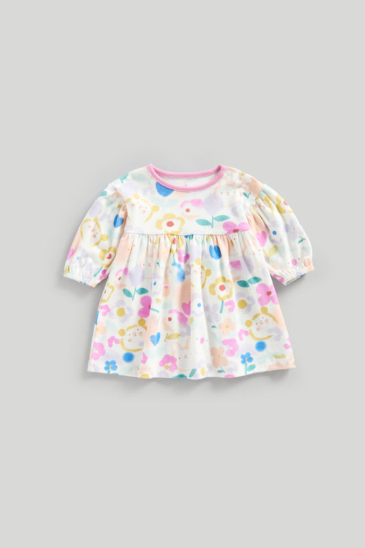 Flower Jersey Dress
