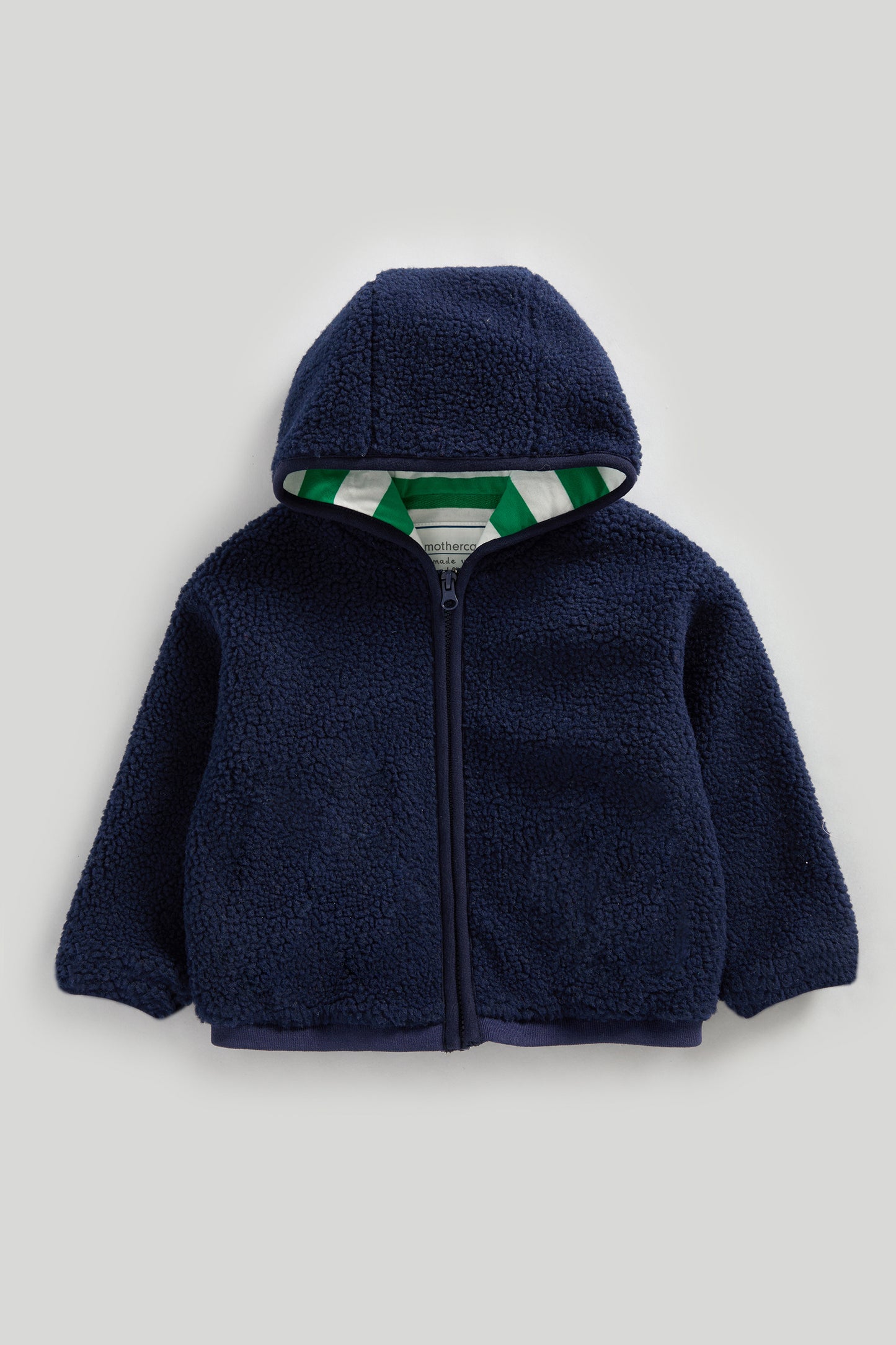 Navy Borg Zip-Up Fleece