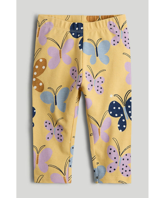 Yellow Butterfly Leggings