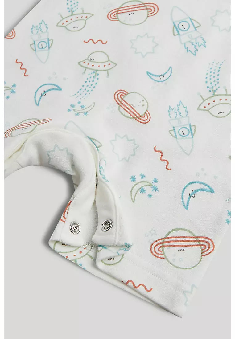 2 Pack Space Rompers