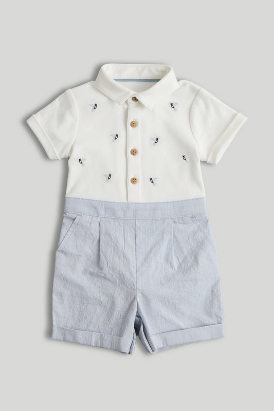 Shirt And Shorts Romper