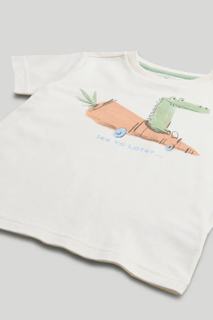 Cream Dinosaur T-Shirt