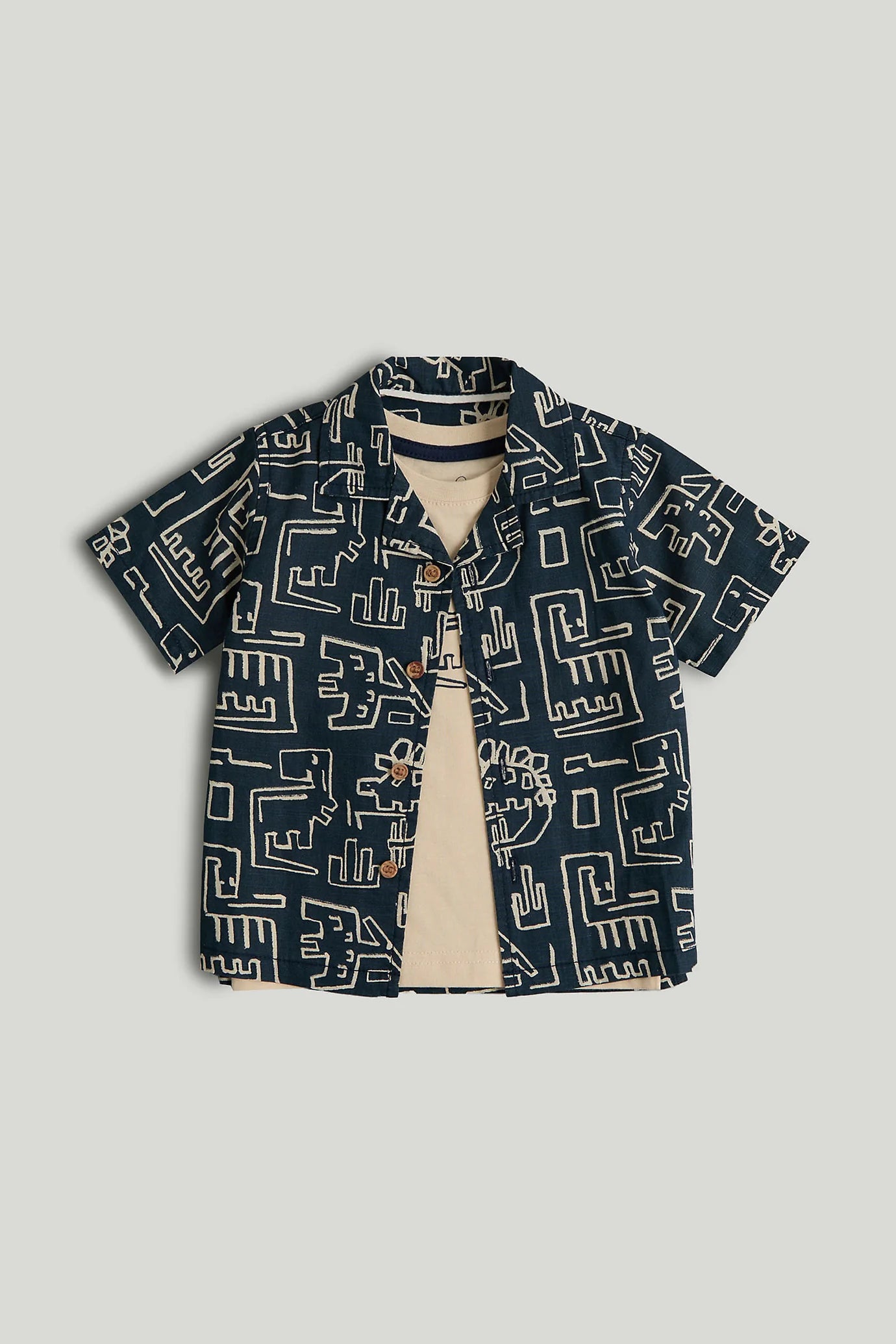 Dinosaur Shirt and T-Shirt Set