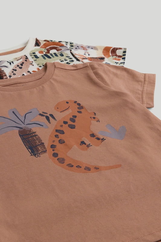 2 Pack Dinosaur T-Shirts
