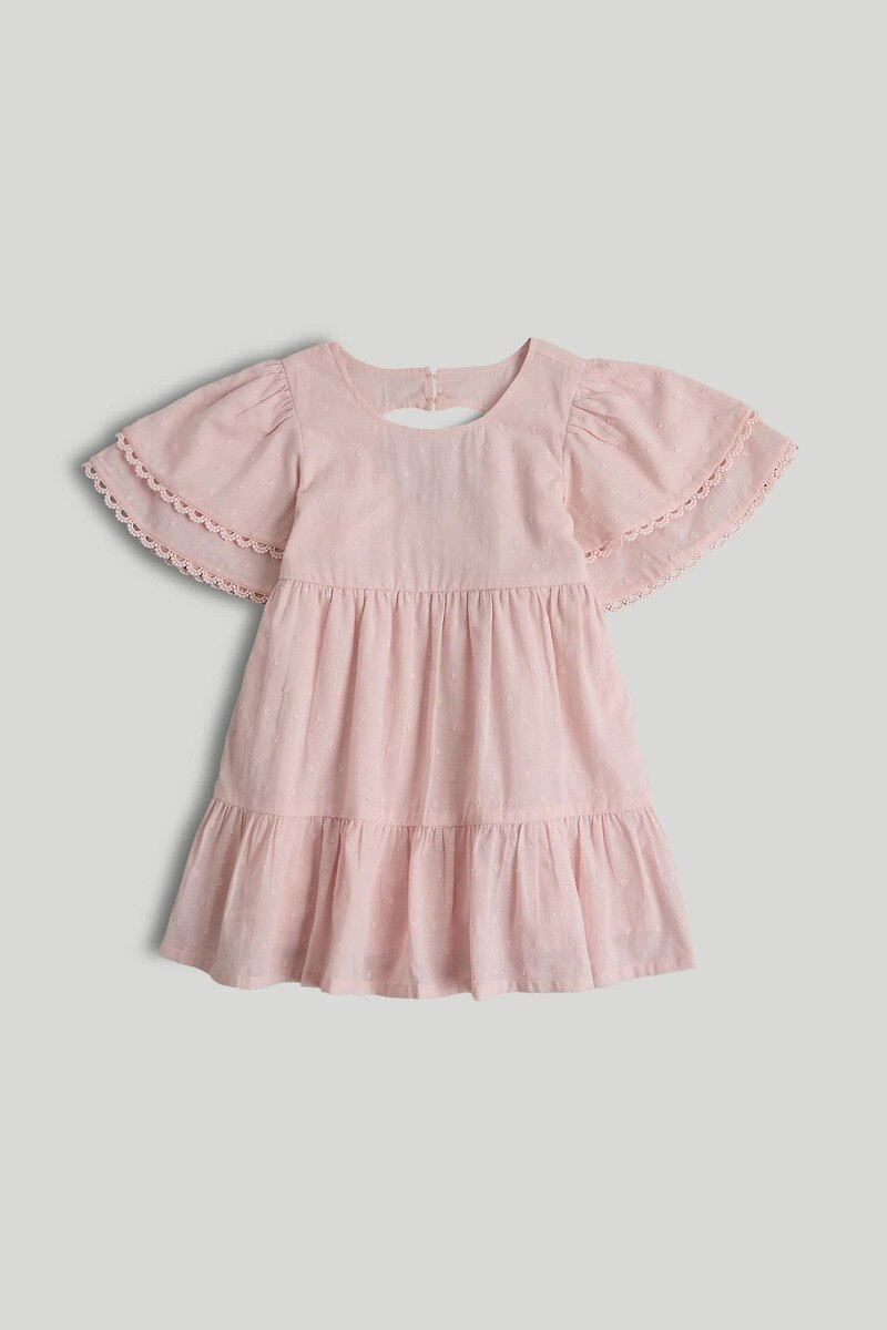 Pink Tiered Dress