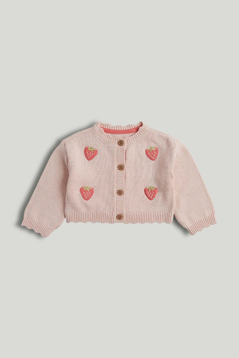 Pink Strawberry Cardigan