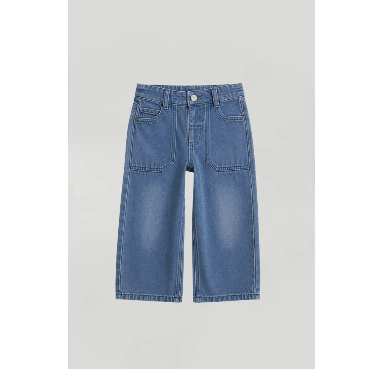 Wide Leg Denim Jeans