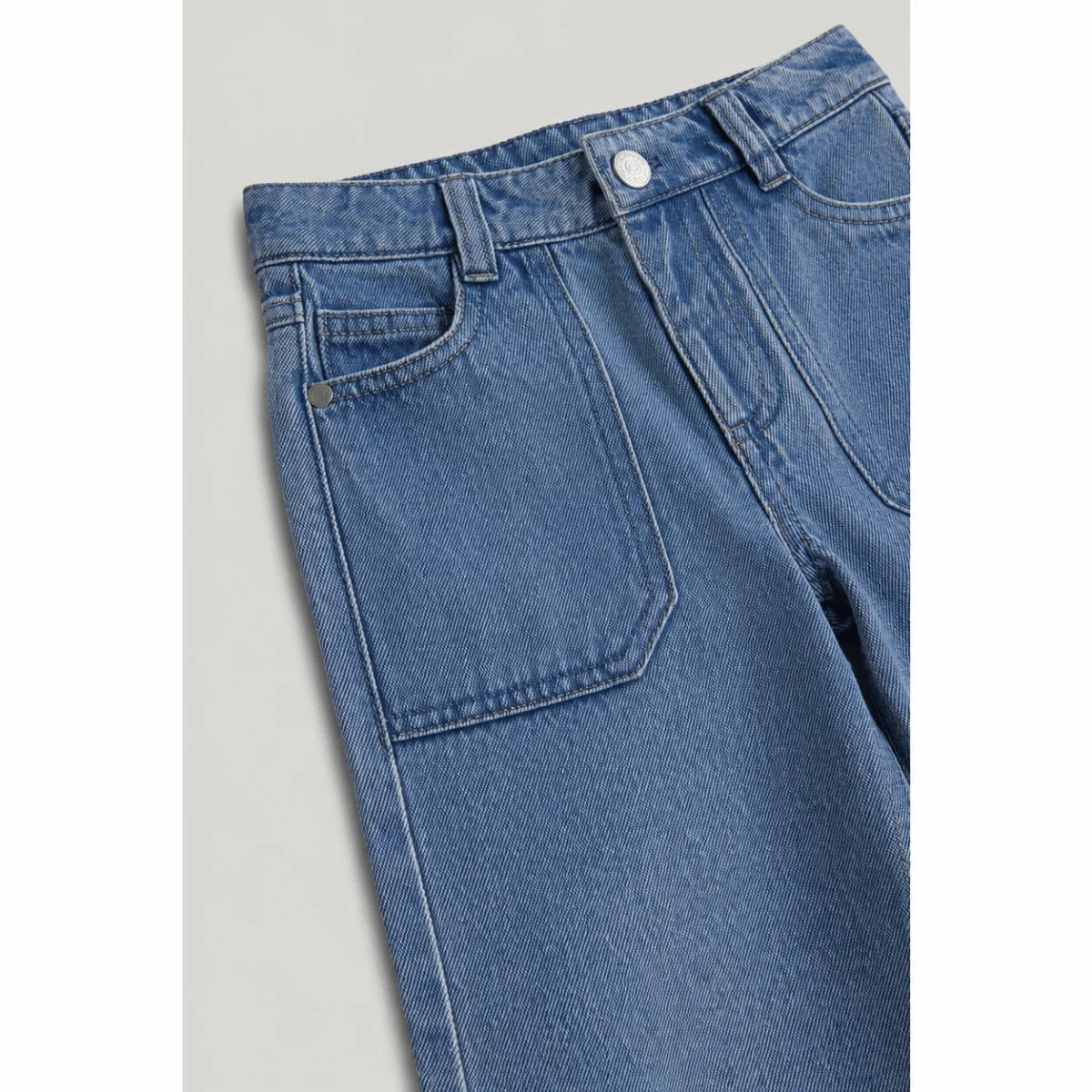 Wide Leg Denim Jeans