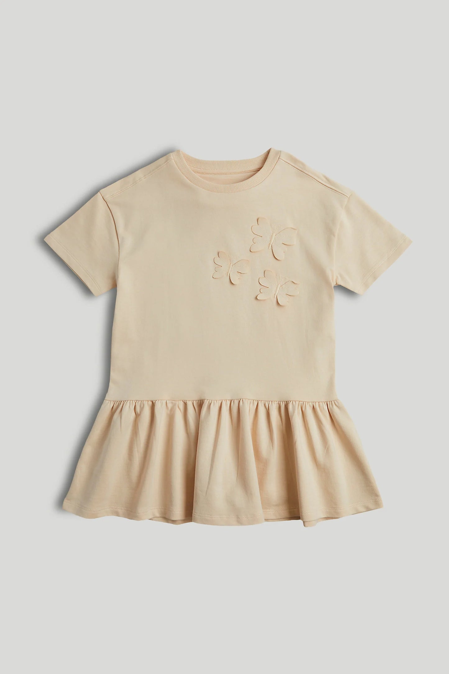 Peach Sweatshirt Dress