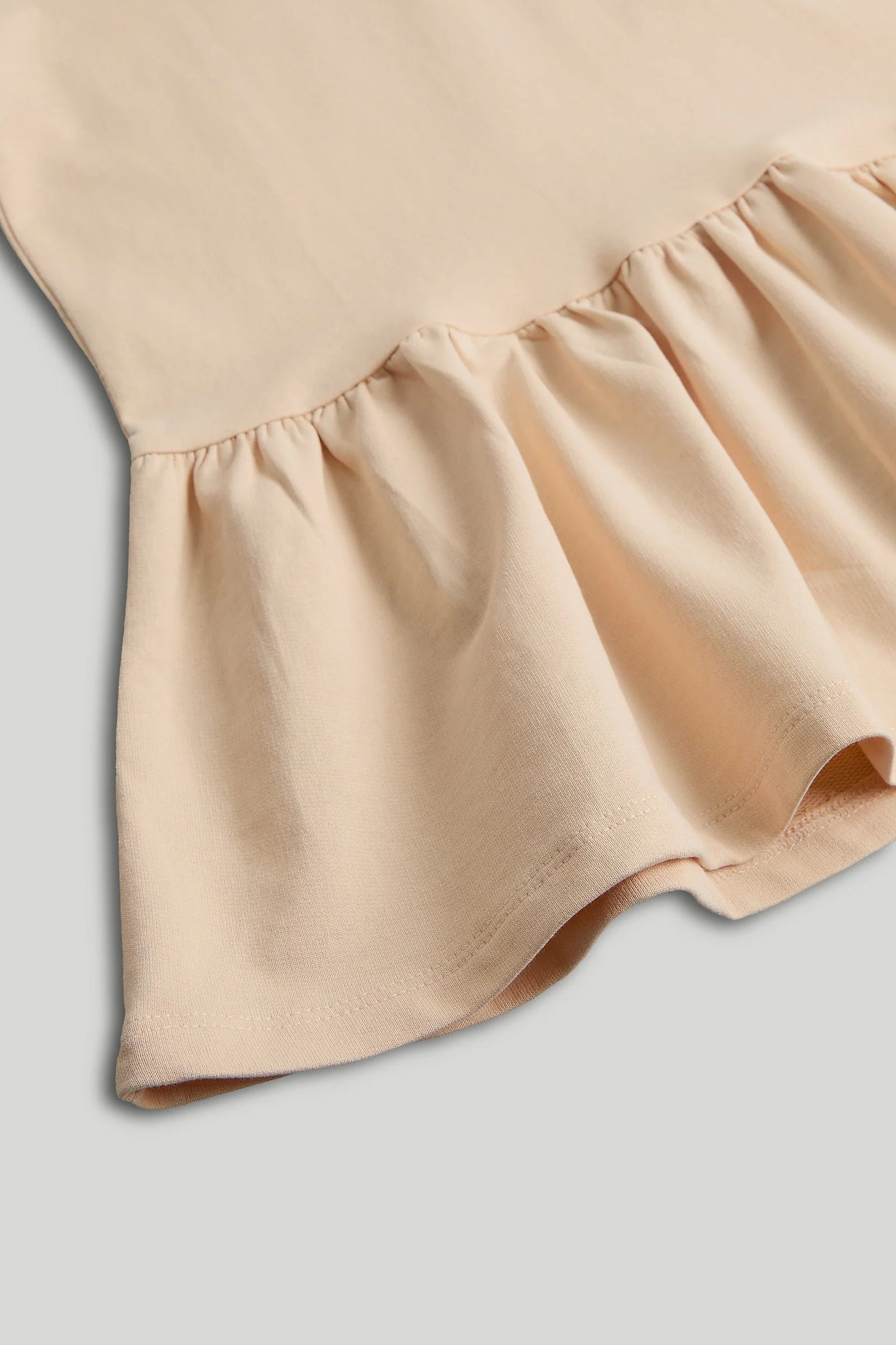 Peach Sweatshirt Dress