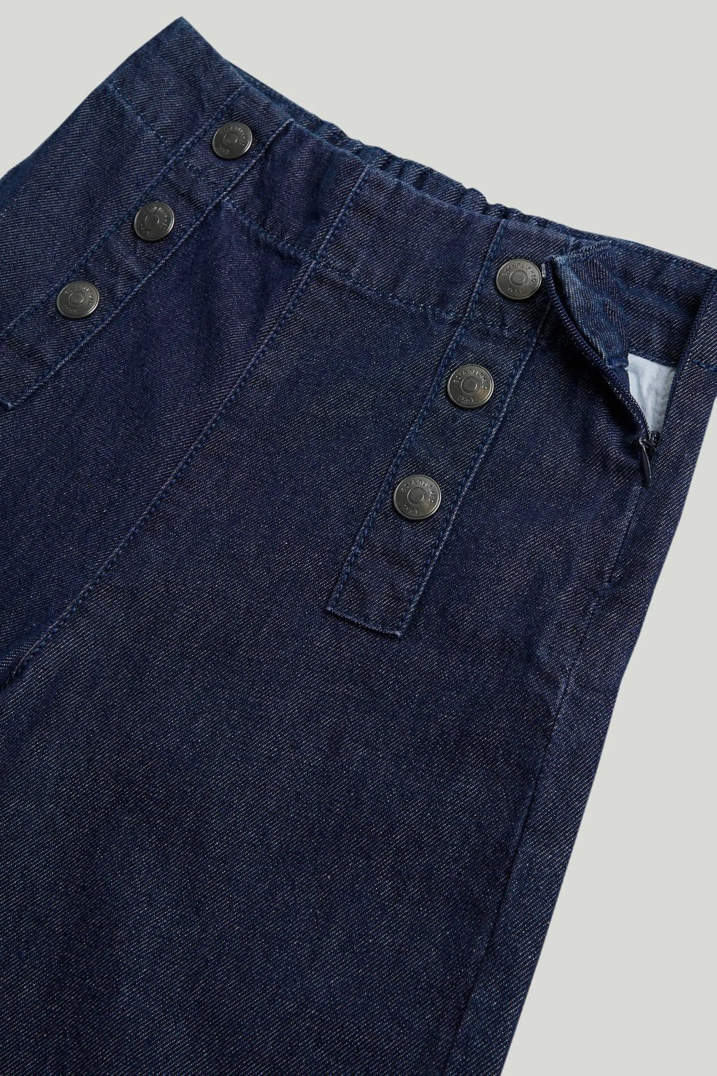 Wide Leg Denim Jeans