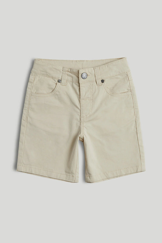 Stone Denim Shorts