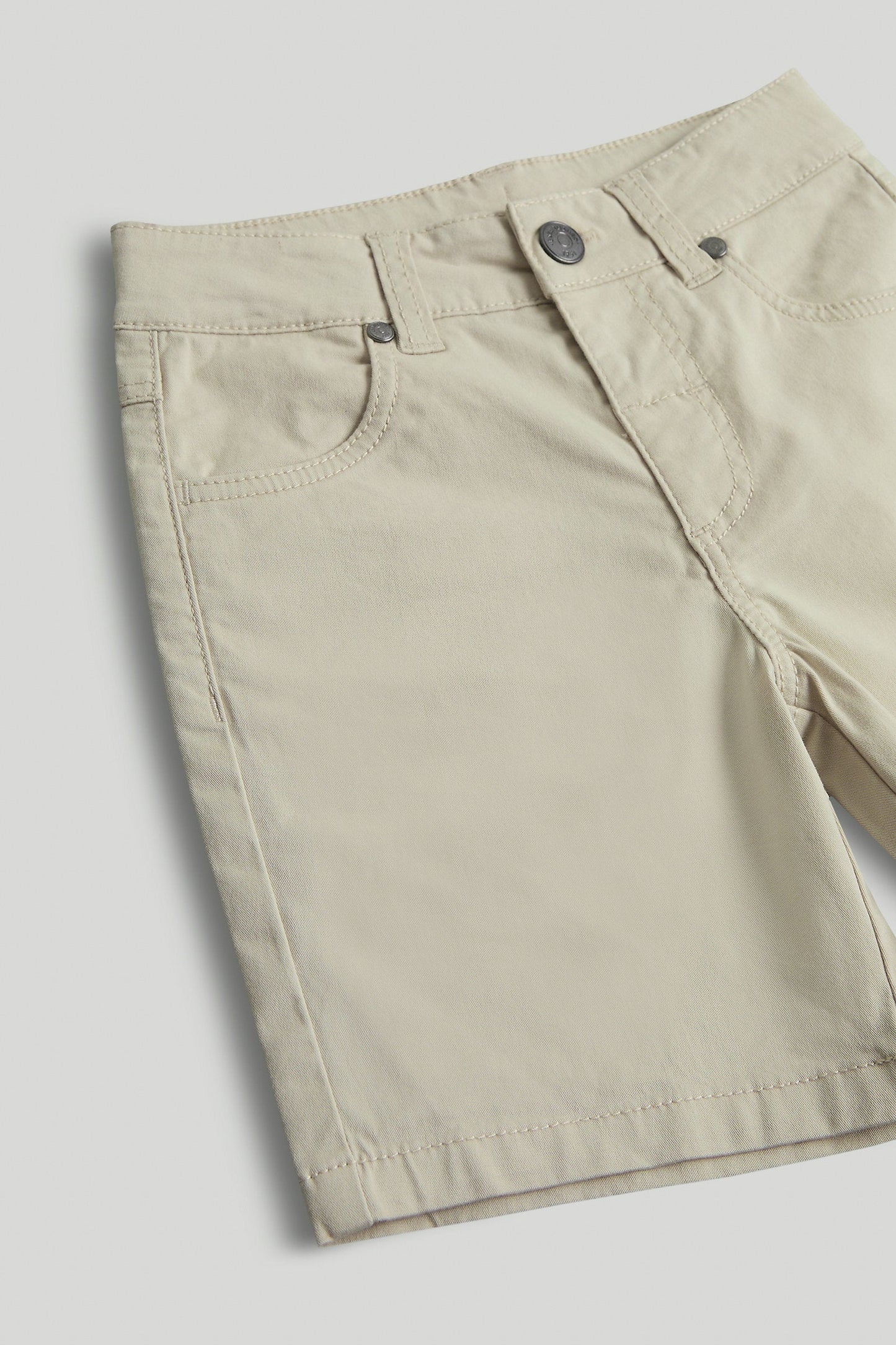 Stone Denim Shorts