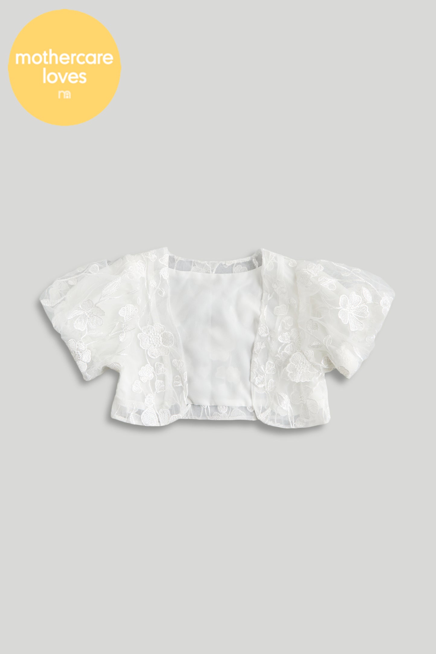 White Lace Bolero Jacket