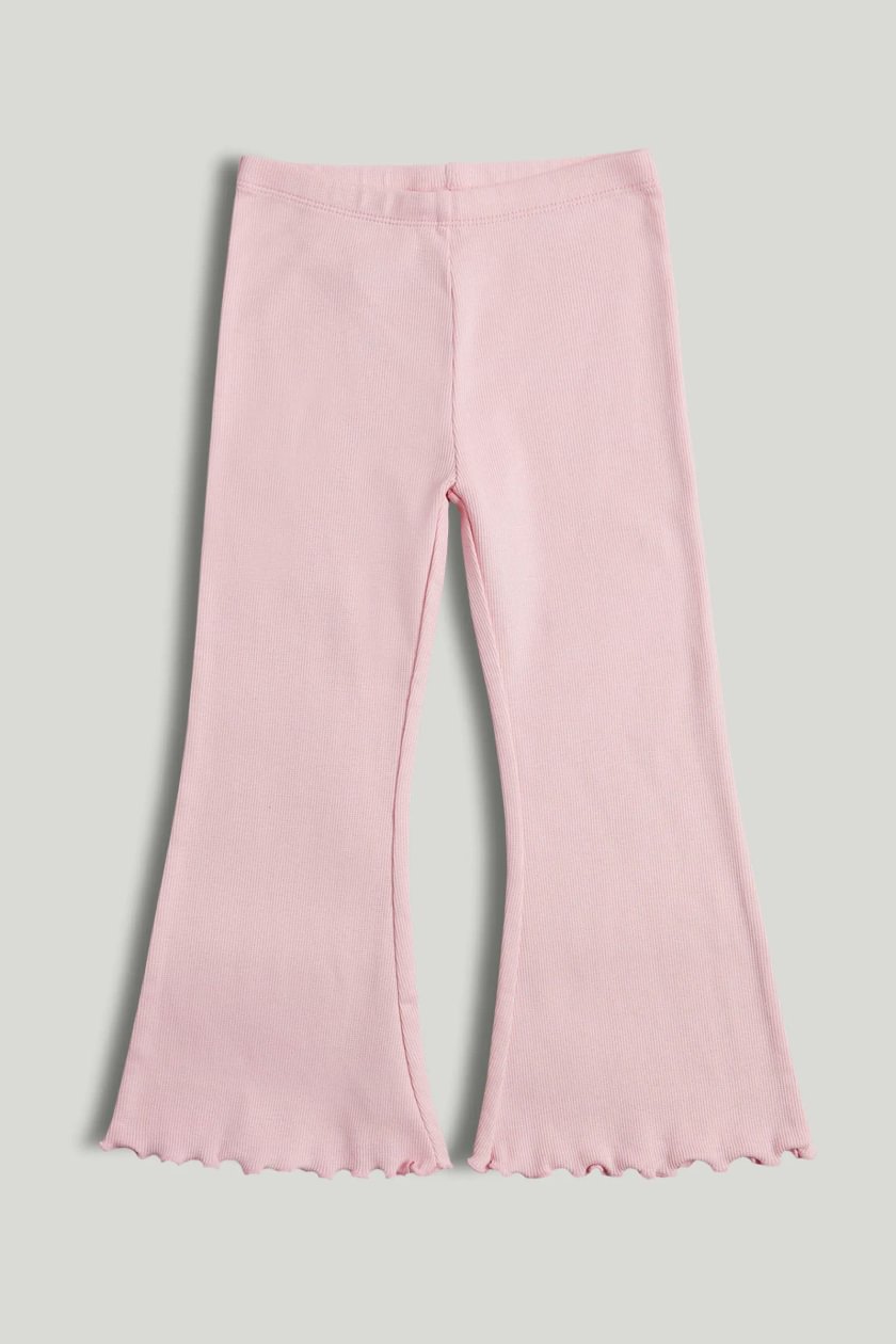 Pink Flared Leggings