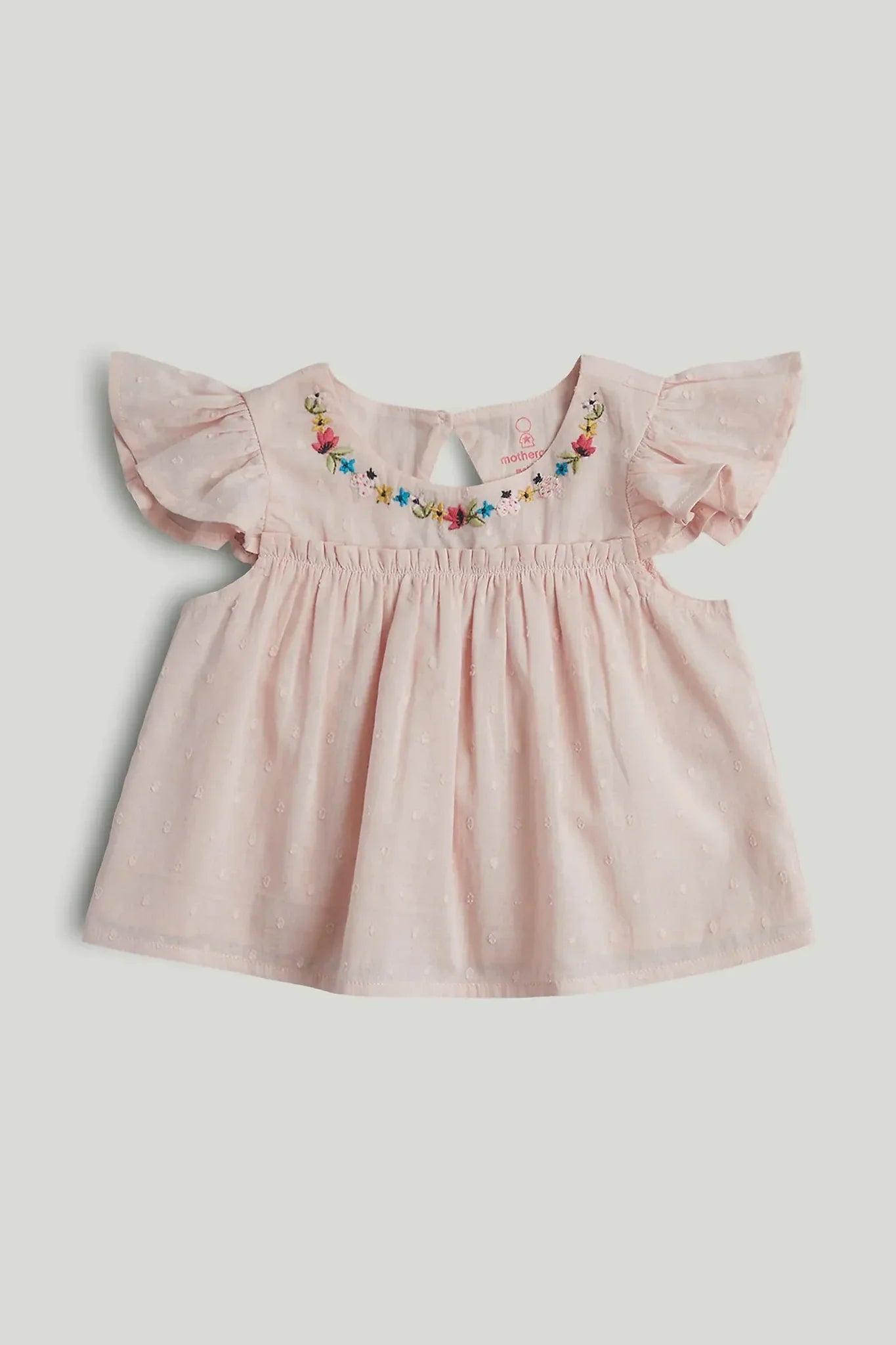 Pink Dobby Blouse