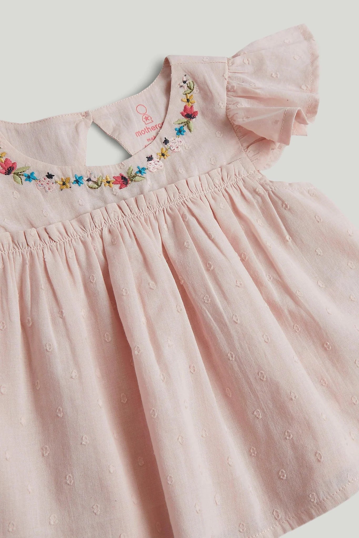 Pink Dobby Blouse