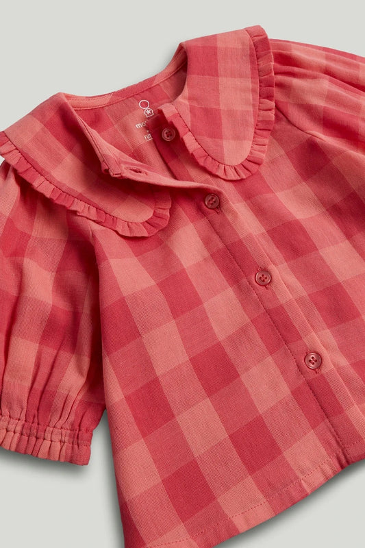 Pink Collared Blouse
