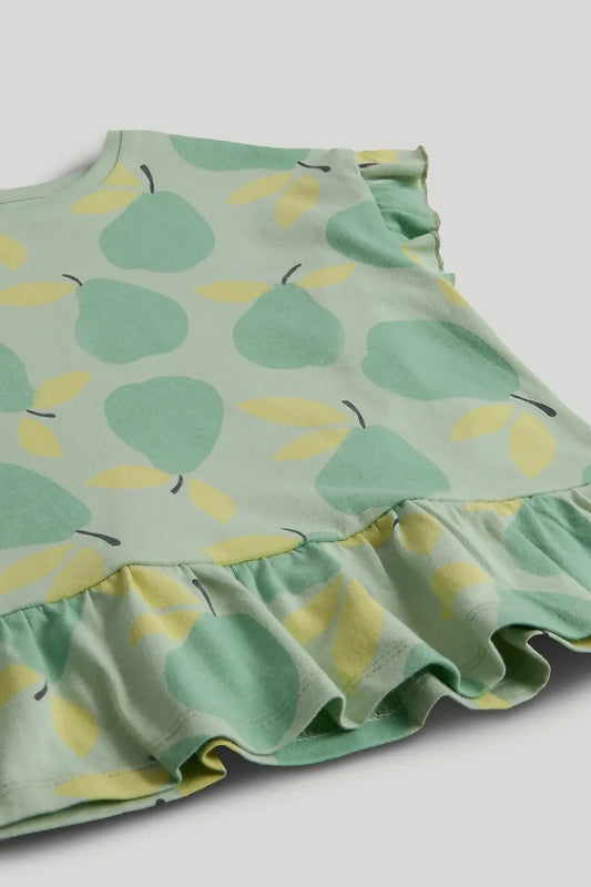 Green Pear Top and Legging Outfit