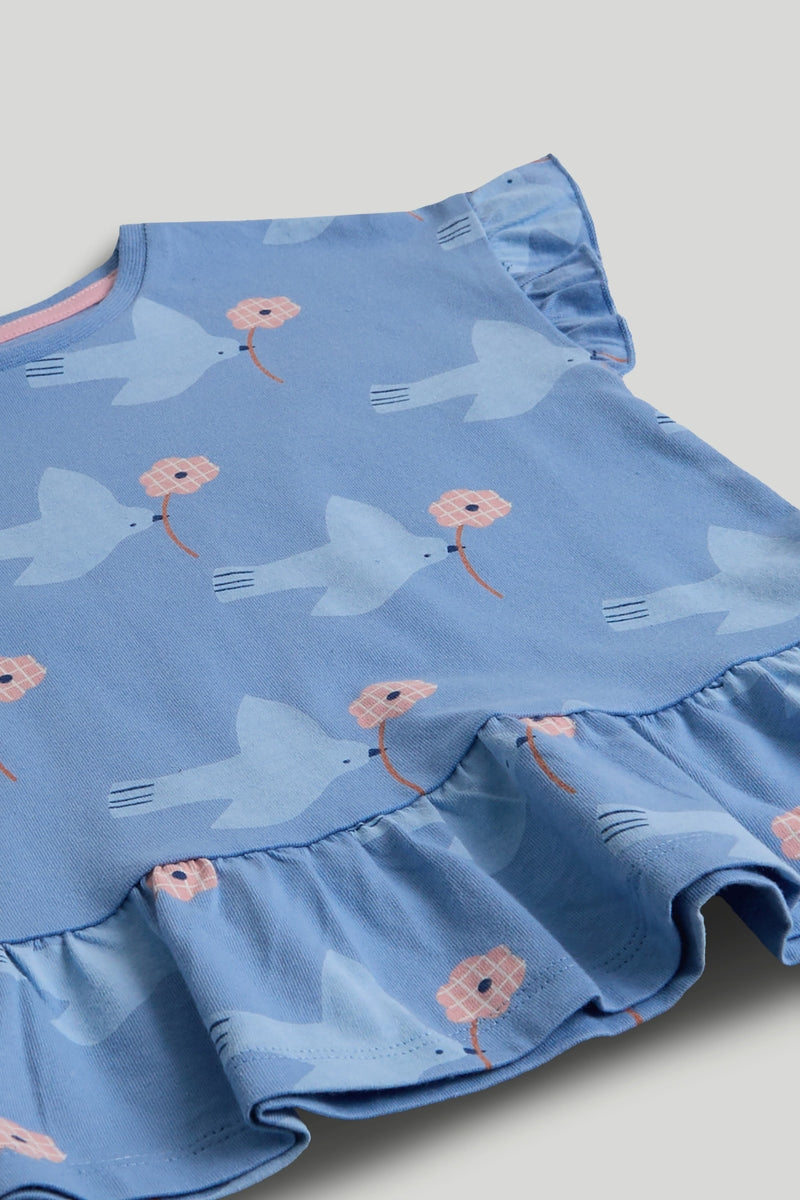 Bird Top and Legging Outfit