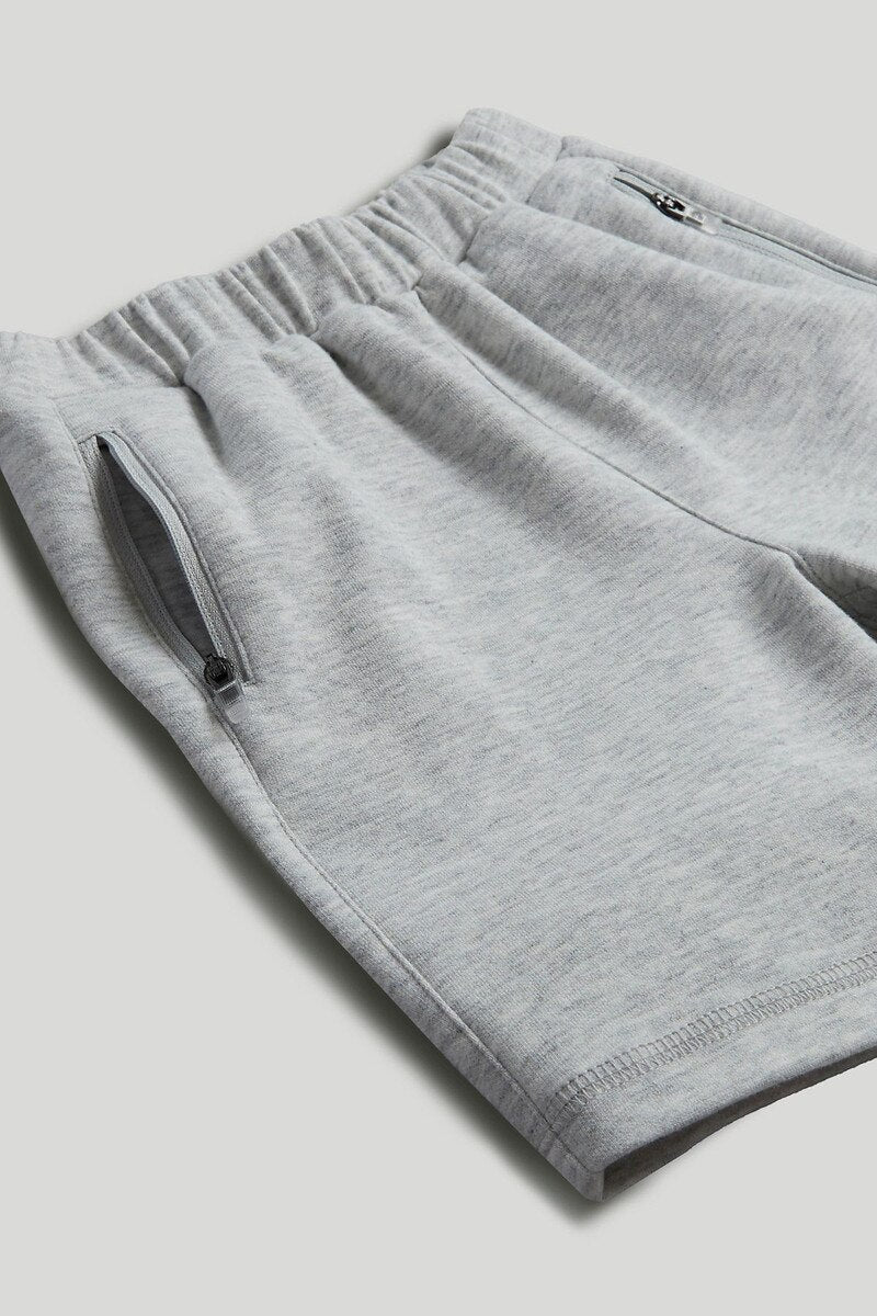 Grey Scuba Hoodie and Shorts Outfit