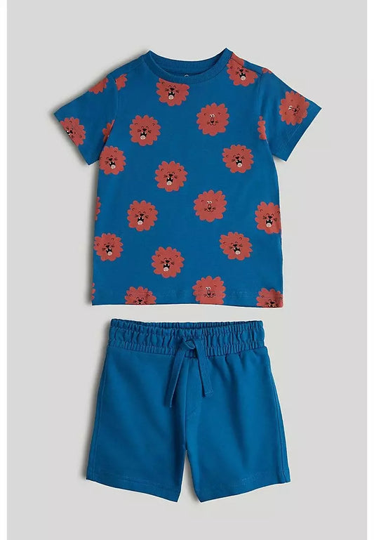 Blue Lion Shorts and T-Shirt Outfit