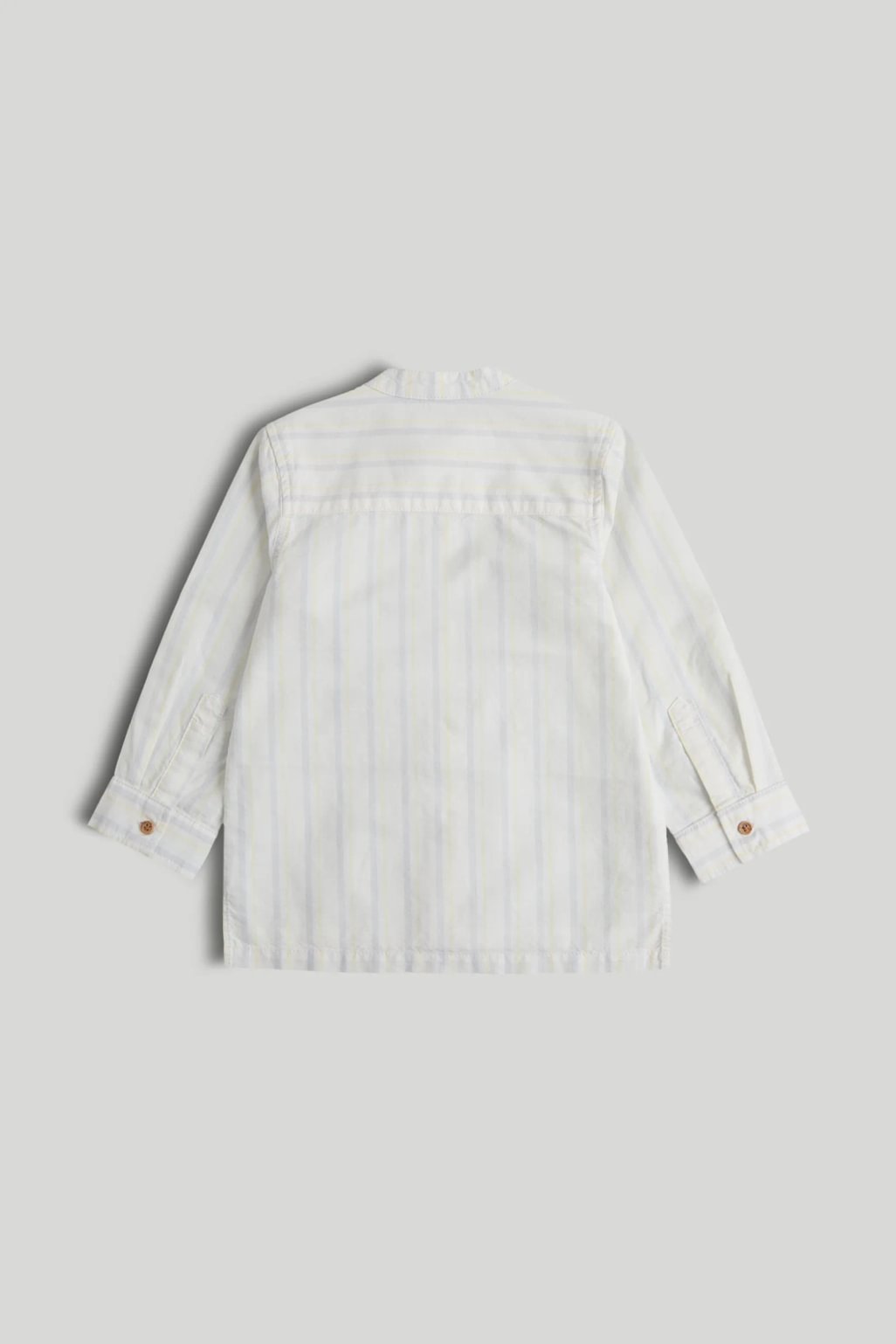 Striped Grandad Shirt and Shorts Outfit