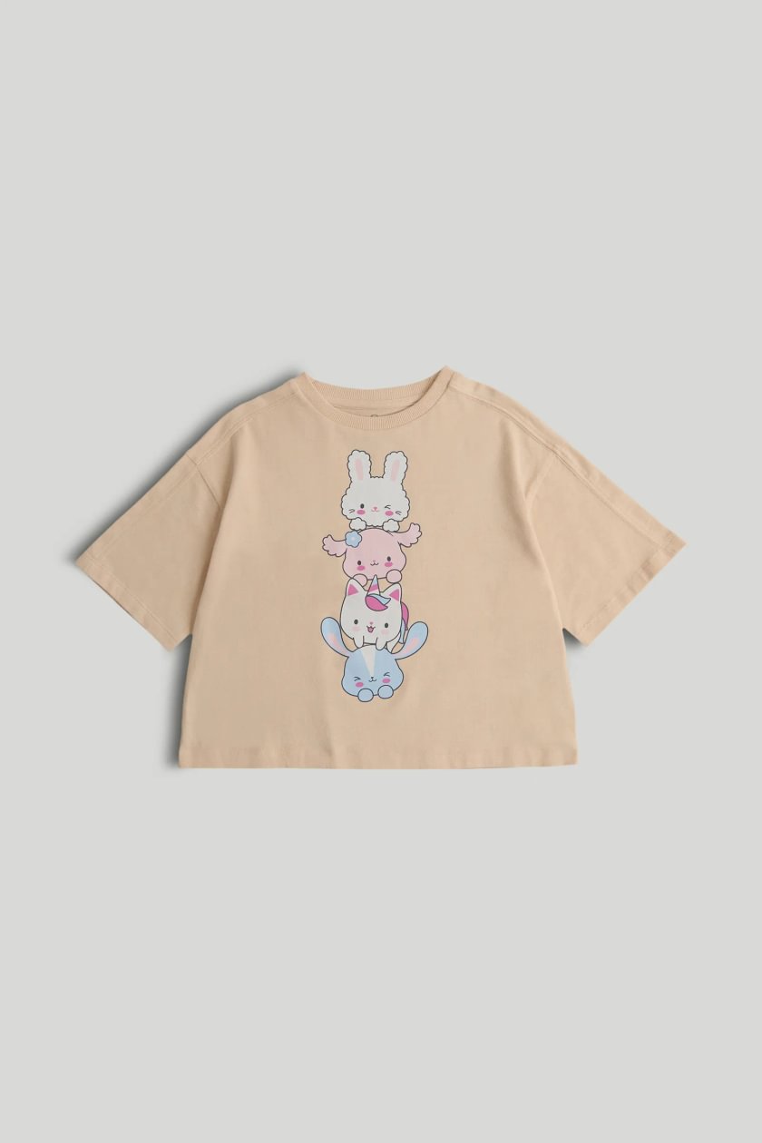 Peach Animal T-Shirt