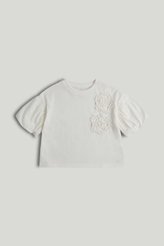 White Flower T-Shirt