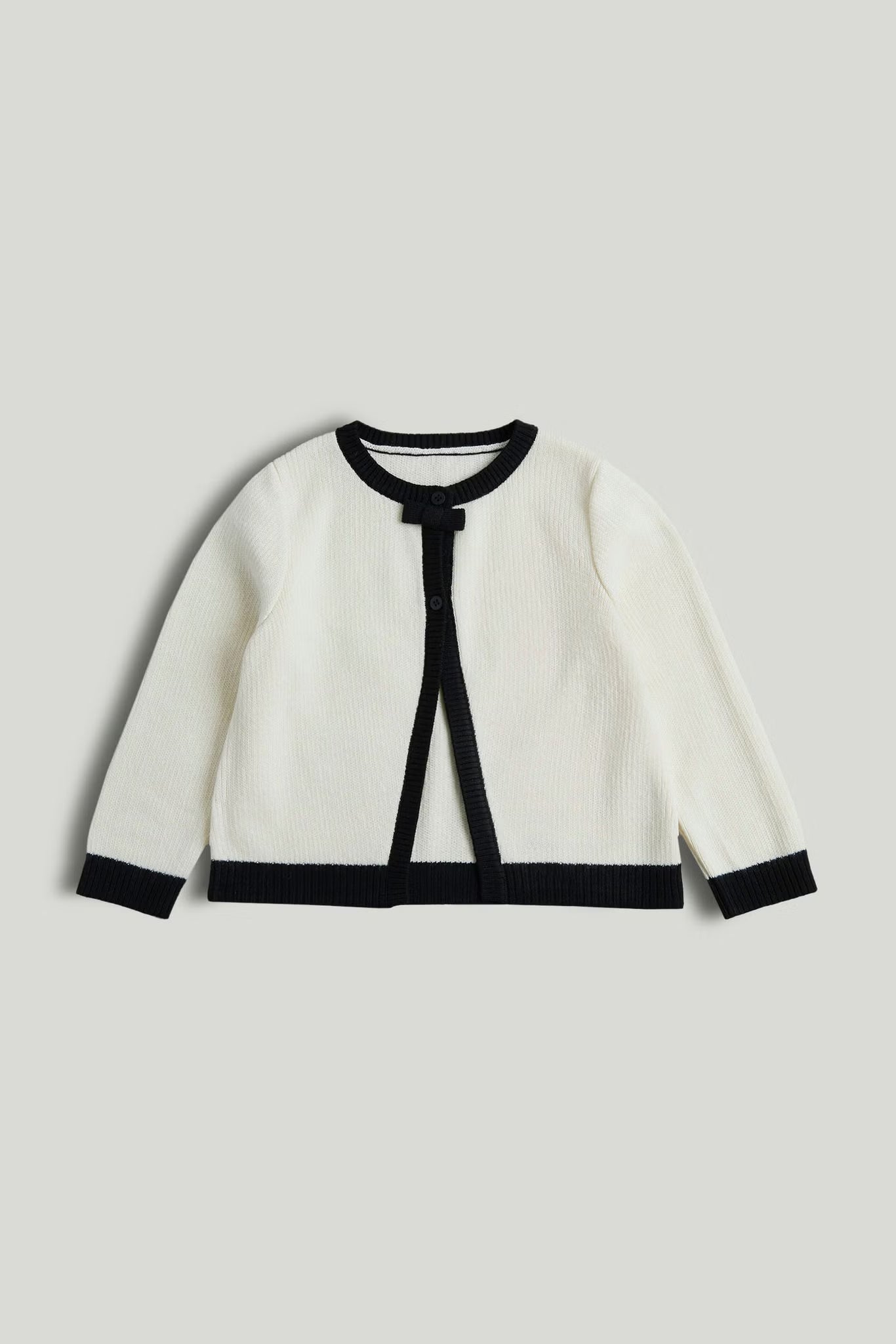 Cream Bow Cardigan