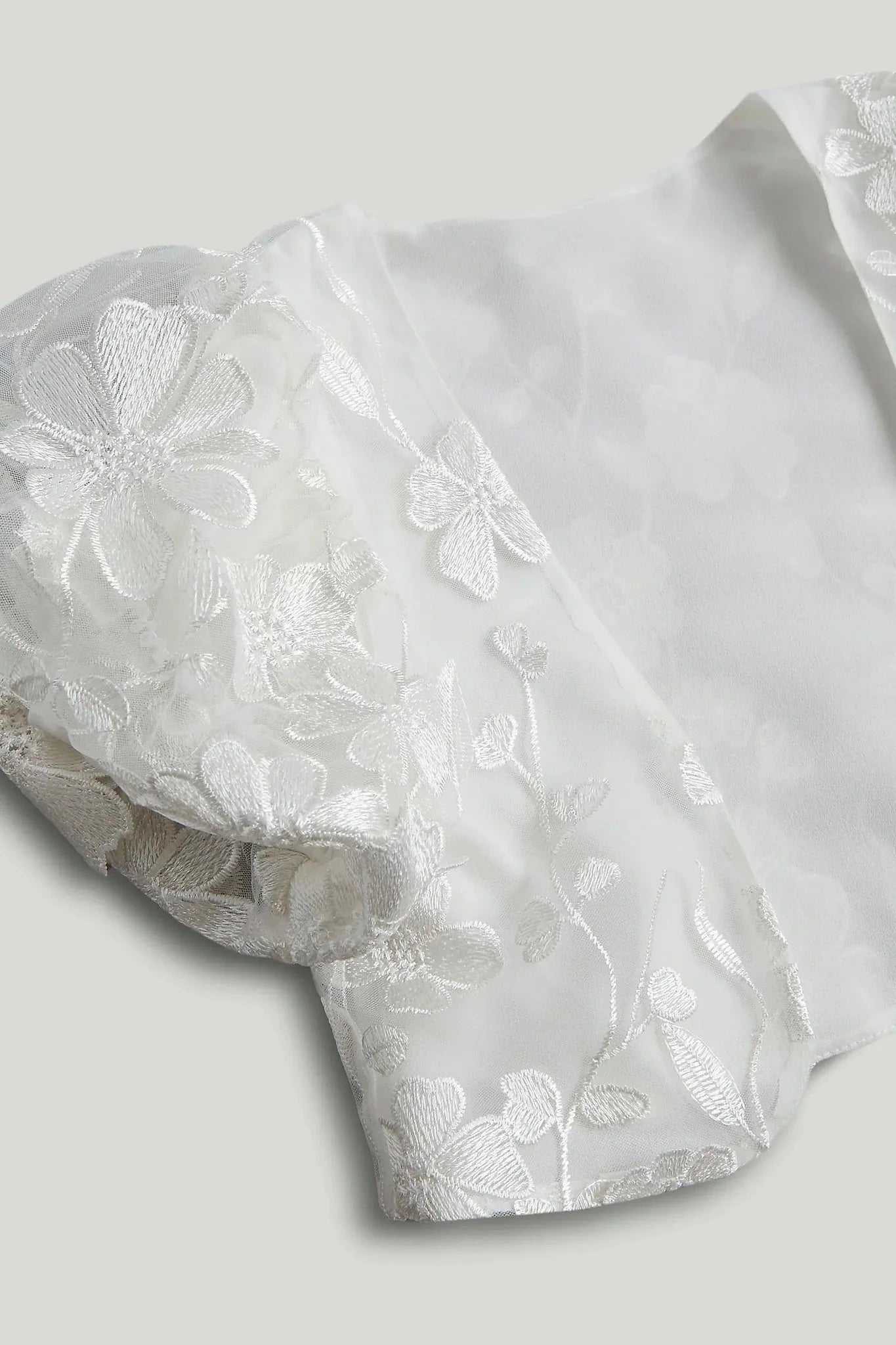 White Lace Bolero Jacket