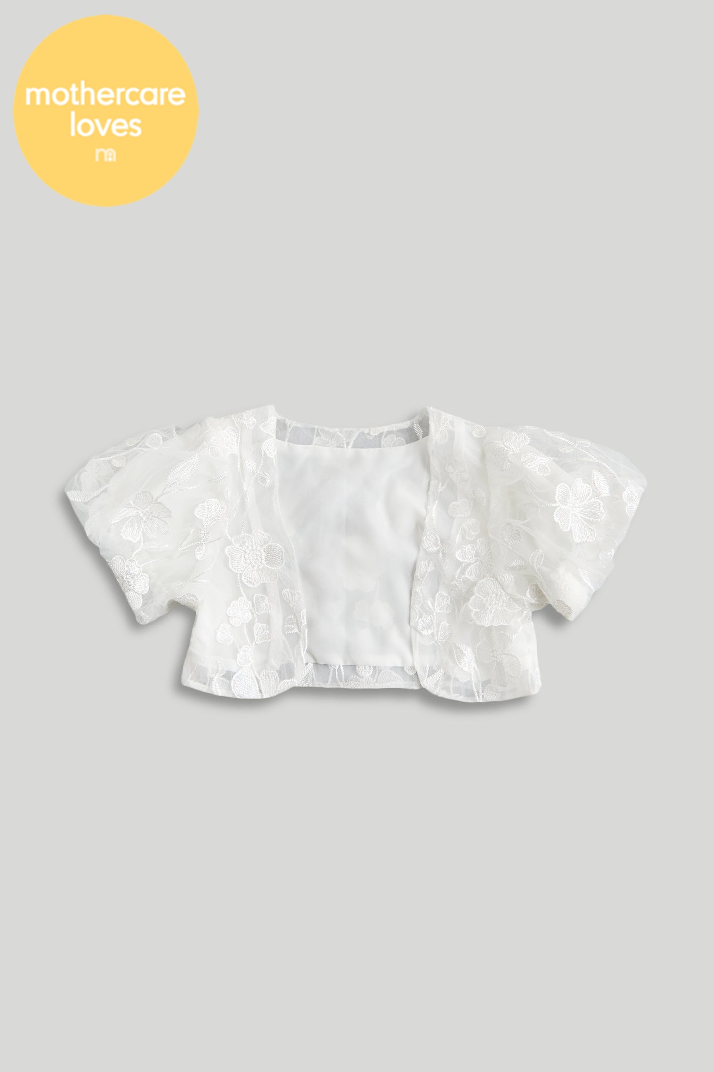 White Lace Bolero Jacket