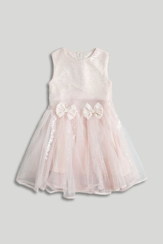 Pink Sequin Occasion Dress
