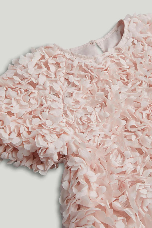 Pink Flower Occasion Dress