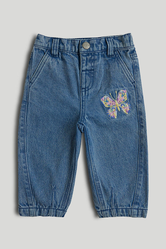 Barrel Leg Denim Jeans