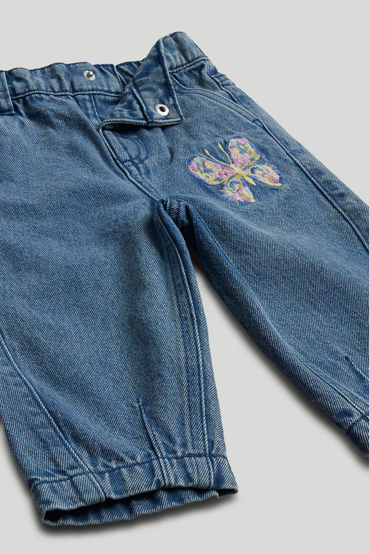 Barrel Leg Denim Jeans