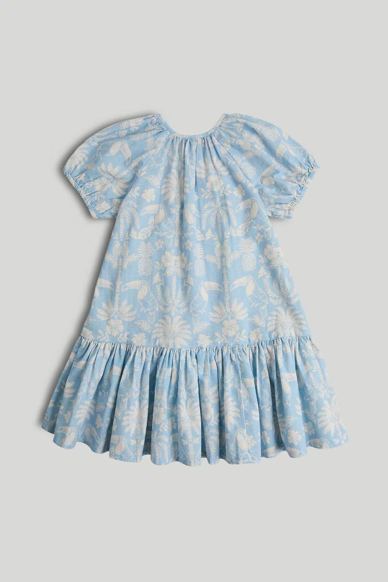 Blue Cotton Dress