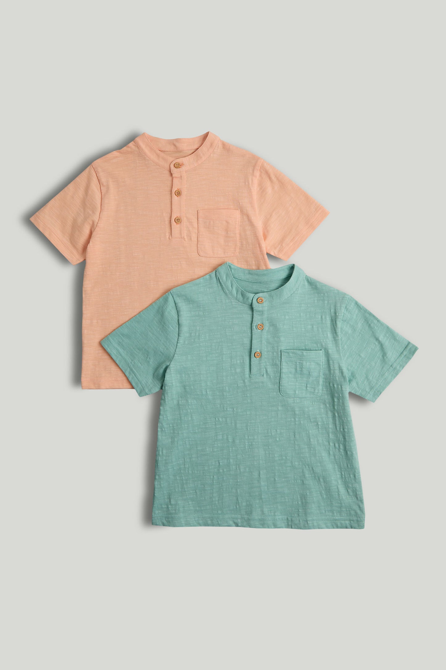 2 Pack Henley T-Shirts