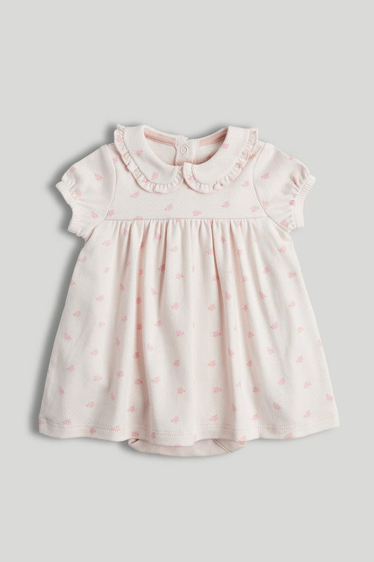 My First Pink Romper Dress