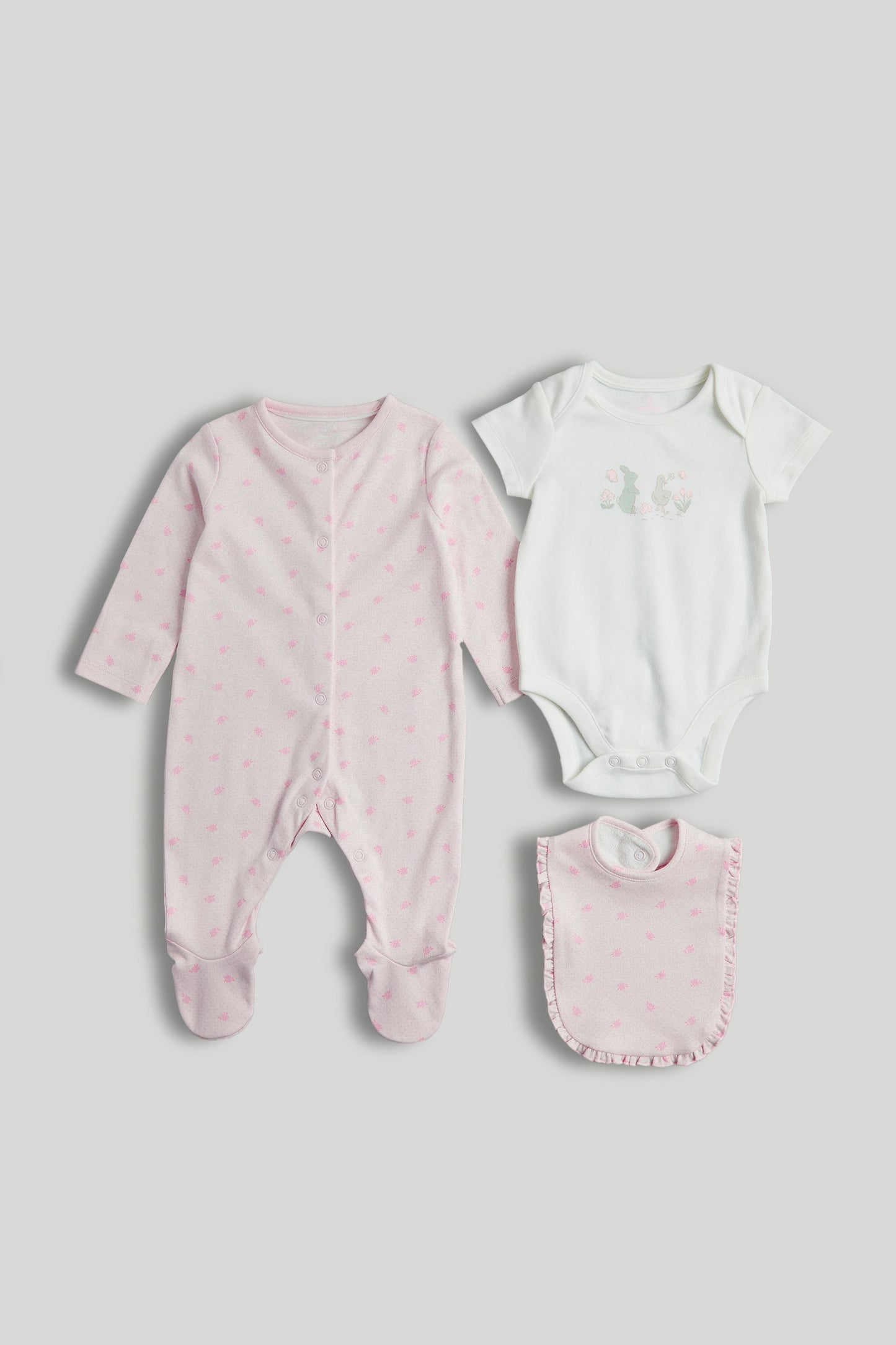 My First Pink 3-Piece Outfit