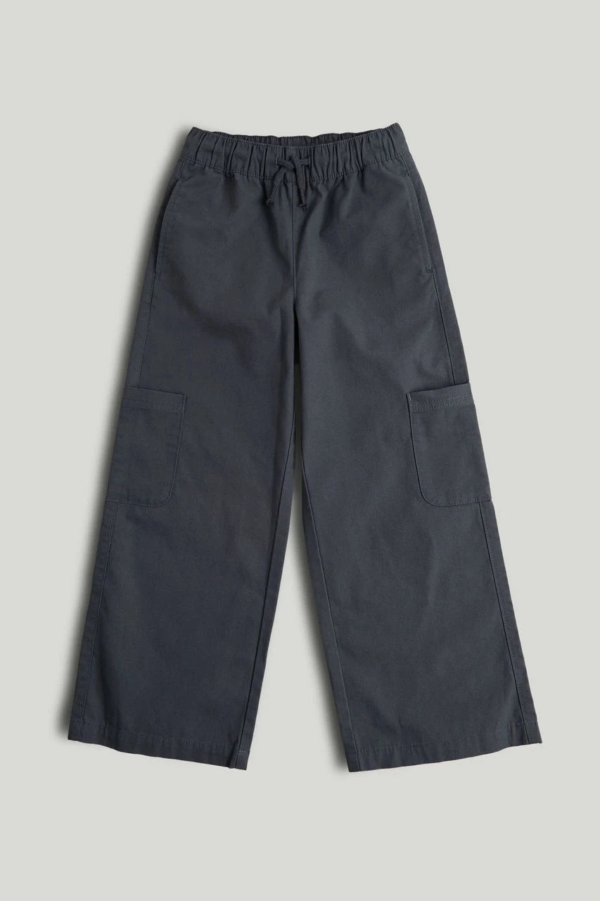 Brown Canvas Cargo Trousers