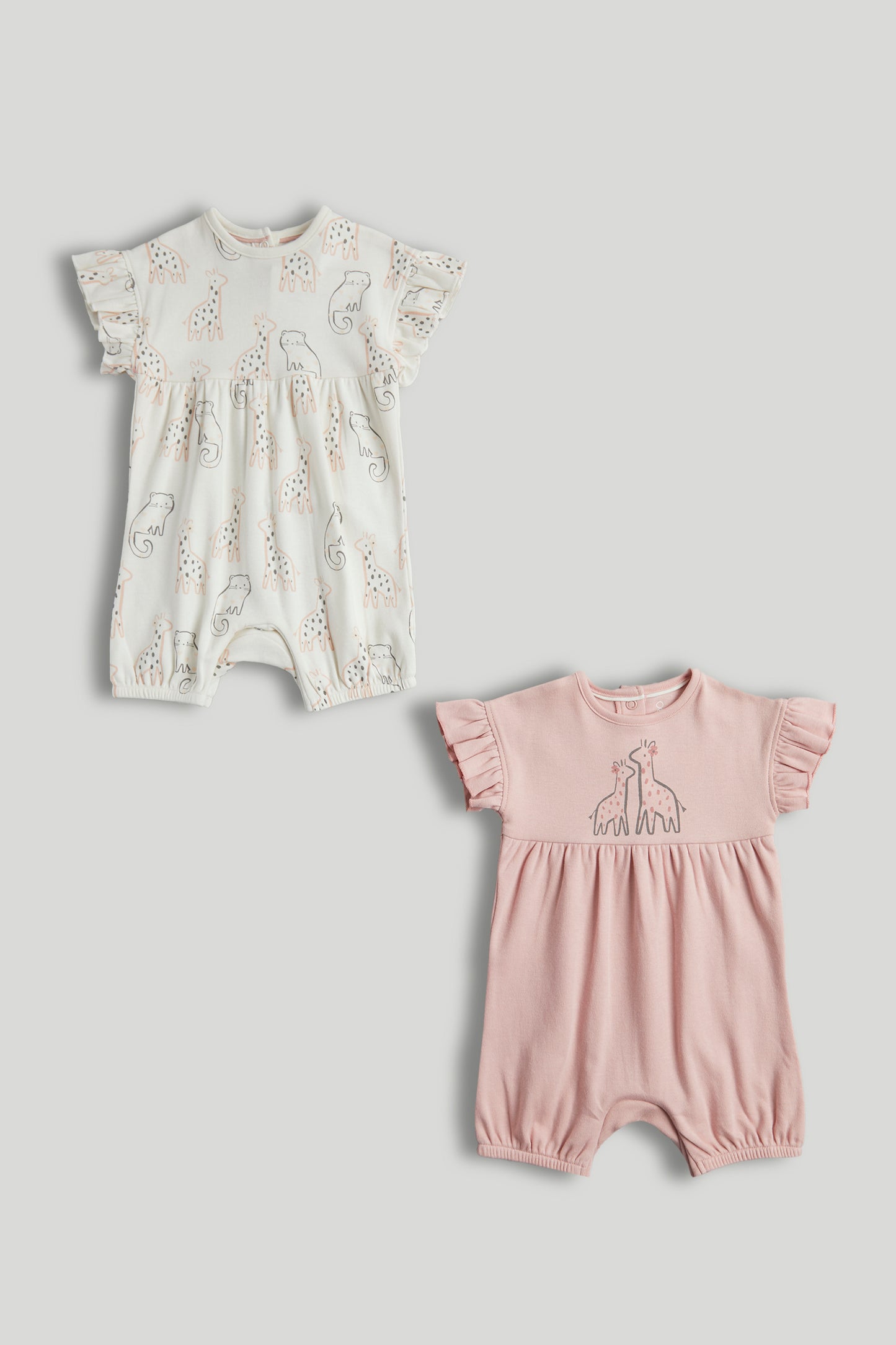 2 Pack Safari Rompers