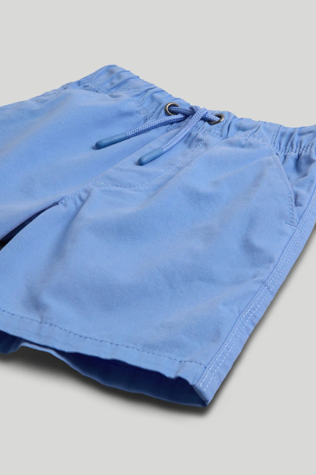 Blue Canvas Shorts