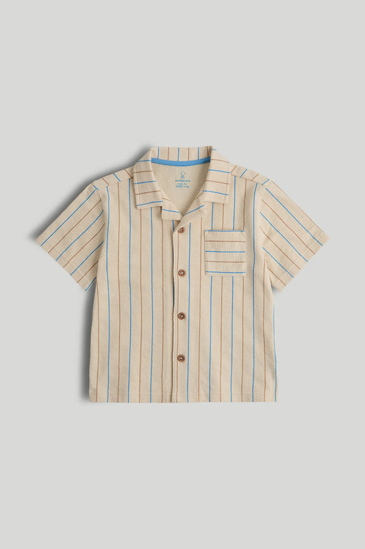 Striped Cotton Jersey Shirt
