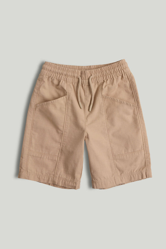 Tan Ripstop Shorts
